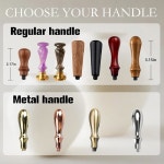 점토용 맞춤형 도자기 스탬프 로고가 멀티사이즈 우표 64가지 스타일 3