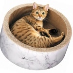 고양이 원형 스크래쳐 긁기 쉼터 부드러운