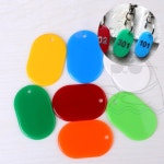 키홀더 열쇠 이름표 렌트카 배차용 고리 오토바이 키링 1개