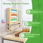 서랍 또는 냉장고용 MSJGA 마그네틱 푸드백 보관 정리함 갤런 쿼트 샌드위치 스낵 버라이어티 사이즈 가방과 호환 6 in 1