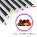 HIFORNY 46 PC 스케치 드로잉 연필 세트 색탄 연필 흑연 블렌딩 도구 액세서리 성인 예술가용 키트 아트