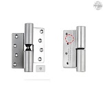 화장실 부속 칸막이 문 큐비클 경첩 힌지 반매입 좌 T210G