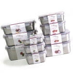 정리 스텐반찬통 사각 밀폐통 냉장고반찬통 8호 2 2L 304 1WCF31589