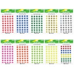 유니온플러스 칼라 단색 형광 별스티커 다꾸 칭찬스티커 13x14mm