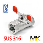 스텐프리미어볼밸브 나비 MK 15449 1개 1544905 25A KC SUS316