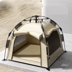 야외 강아지 원터치 방수 펫텐트 대형견 텐트 하우스