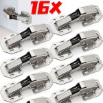 16X 경첩 스테인레스 주방 캐비닛 캠핑카 자동차 도어 지지대 가구 하드웨어 DS 2X 2PCS