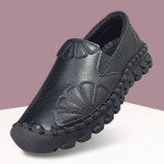 마마슈 씨유 여성 슬립온 스티치 내추럴 캐주얼화 플랫 단화 로퍼 쿠션 푹신한 발편한 논슬립 엄마 할머니