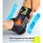 조엘리온 퀵 레이스업 발목 보호대 슬림 핏 지지대 남성용 조절 통기성 용 안정제 부상 스포츠
