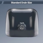 뒤브코리 남성용 플라스틱 소변기 야외 화장실 물 없는 화장실용 대형 소변기