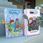 퍼니스쿨 손잡이꽃박스 5개이상구매가능 9개