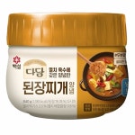 백설 cj 다담 된장찌개 양념 냉장포장 CJ 백설 다담 된장찌개양념 840g 1개 1개 840g