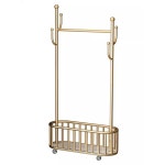 이동식 행거걸이 홀더형 이동식행거 바퀴 소형 용문 골드행거 소형행거 행거 바닥