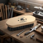 염소 소 소를 위한 쿠닉 미디엄 가축 브러시 - 그루밍을 말 전시용 프리미엄 Medium