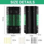 업그레이드된 가축 긁기 브러시 8개 - 대형 소 말 그루밍 염소 양 돼지 용품의 가려움 1pcs