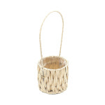 12포트 바구니 라탄 꽃바구니 과일바구니 과일트레이 촬영소품 인테리어 공예 꽃꽃이 공방 아이보리5개