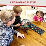 MR 칩스 11 키 큰 프로 빙고 세트 스틸 케이지 에버래스팅 7 8 볼 마스터 보드 포 볼 - 신비로운 컬러 3 Pc Luxury