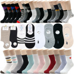 양말쟁이 양말 최대10켤레 남자 여자 덧신 학생 발목 중목 스포츠 신사 정장 발가락
