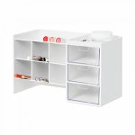 시스맥스 하이브 스택 데스크 정리함 투명서랍