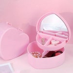 하트 미니 거울 악세사리 보관 정리 보석함 보관함 정리함 액세서리 DD-11546