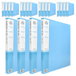 희망화일 희망사무포인트 리클 클리어 파일 40매 하늘 20개