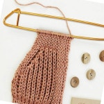 뜨개질 도안 홀더 손뜨개 소품 목도리 정리함 크래프트