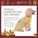 해리 포터 허플퍼프 강아지 스웨터 - 반려견용 반려동물 아우터 호그와트 하우스용 라이선스 반려견 의류 액세서리 중간 사이즈 Ravenclaw... 