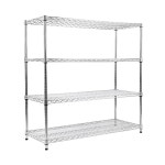 이동식 진열 선반 물류창고 철제선반 다층 바퀴X 6단