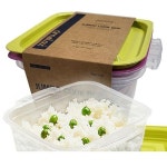 TC 씨밀렉스 점보 쿡밥 1 4L 2세트 즉석밥 용기