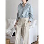 코튼 로우 셔츠 YMSH25FW182