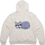 후드티 뒷면 너구리 낮잠 라쿤 동물농장 디자인 옷