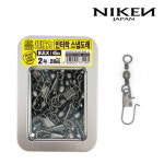 니켄 인터락 스냅도래 벌크형 쭈꾸미 갑오징어 도래 8호 1개 80개입