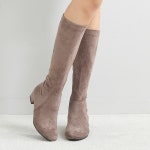 헤븐슈즈 블루크린 텐션 스웨이드 롱부츠 350 240