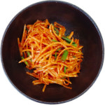 맛있는 국산 무생채 전라도 맛집 채지 비빔밥 무김치 2kg 1개