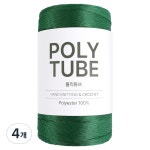 청송뜨개실 청송뜨개실 폴리 튜브 뜨개실 250g 28 포레스트그린 3개