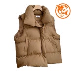 겨울용 따뜻한 패딩 조끼 남녀 공용 외출 겉옷 지퍼