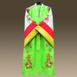 보석단 신매화 신복 - 불교 무속의상 장삼 의대 불사 산신 호구별상 성전 장군 1개 장군 보석단 신매화 630281-302