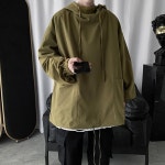 야상 스탠다드 오버핏 데님자켓 후드티