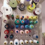 재봉실 꽂이 실패 실와인더 실걸이 벽걸이형 브레이드용