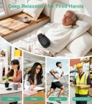 메드큐어 핸드 마사지기 손목 터널과 뻣뻣한 관절을 위한 열과 압박이 손목에서 손바닥과 손가락으로의 여성 남성을 선물 충전