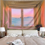 태피스트리 패브릭 포스터 인테리어소품 벽 창문 침실 높이 x 95 너비 cm ATA166-14 G8963 75