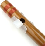 일본 시노부 플루트 7 8 혼 수제 대나무 플루트 악기 빨간 선이 7 혼