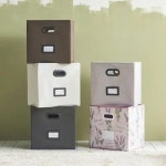 D44 패브릭 수납박스 부직포수납정리함 행거장 오픈장 다용도수납장 다용도장 SH6145