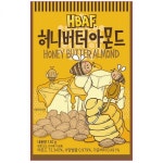 길림양행 HBAF 허니버터 식음료 아몬드 간식류 120g 바프 견과류