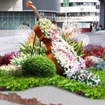 음악회 야외 장식 오브제 조각상 결혼식 소품 웨딩