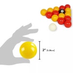 이스트 이글 당구 풀 볼 16개의 볼 세트 완료 2 볼