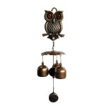 EN 문종 도어벨 풍경종 풍수지리 액운방지 장식부엉이 이앤 아라비안 부엉이 향기3종 출입종 현관장식 가게종 현관종 하와이피치