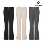 레노마골프 여성 간절기 솔리드 밴딩 고신축 부츠컷 바지 PTO 7581