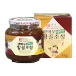치악산황골엿 장바우 치악산 황골조청 1kg