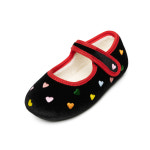 라스텔라 라스텔라 여아용 쁘띠 메리제인 퍼 플랫 밍크 방한 공주구두 체리 190